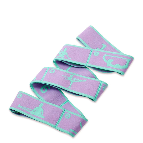 Multi-Section Elastic Yoga Resistance Bands Fitness Sport