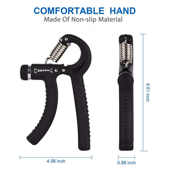 Adjustable R-Type Hand Grip Exercise Countable Strength