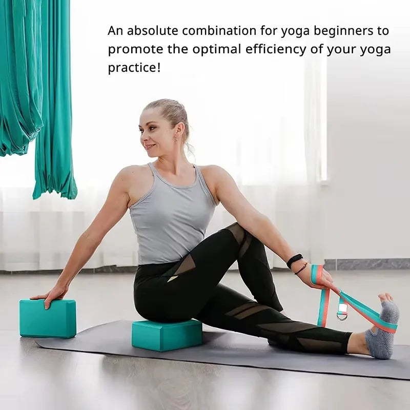 Yoga Blocks Gym Foam Brick Pilates Training Exercise