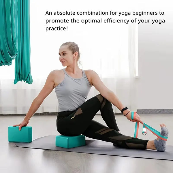 Yoga Blocks Gym Foam Brick Pilates Training Exercise