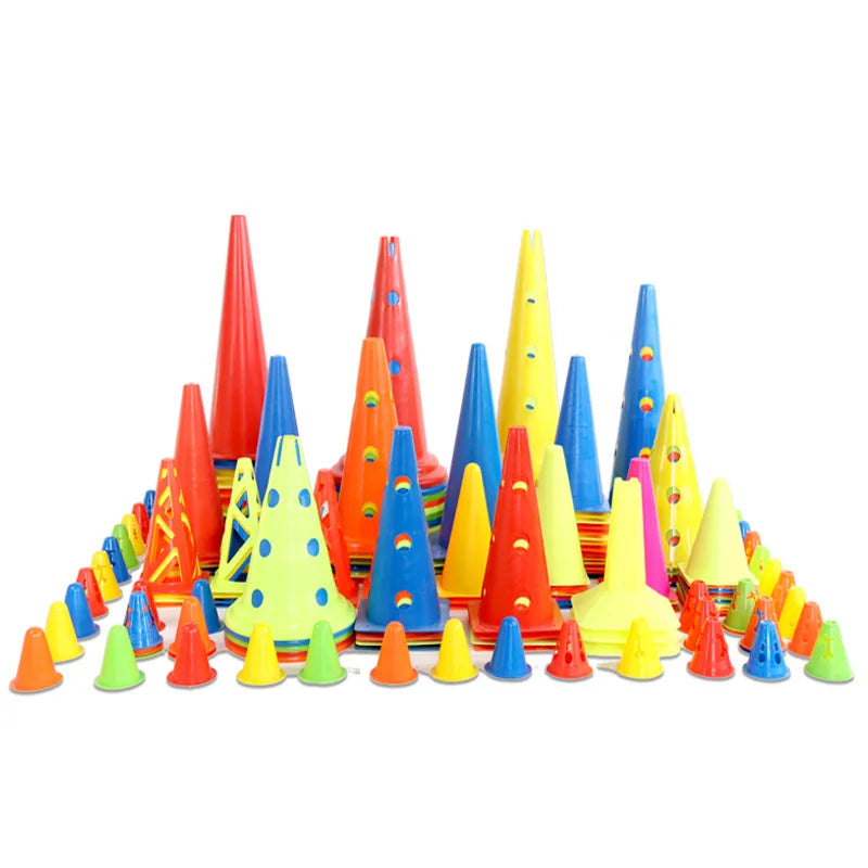 Soccer Cones Sign Disc Skates Agility Field Marker Football Gym