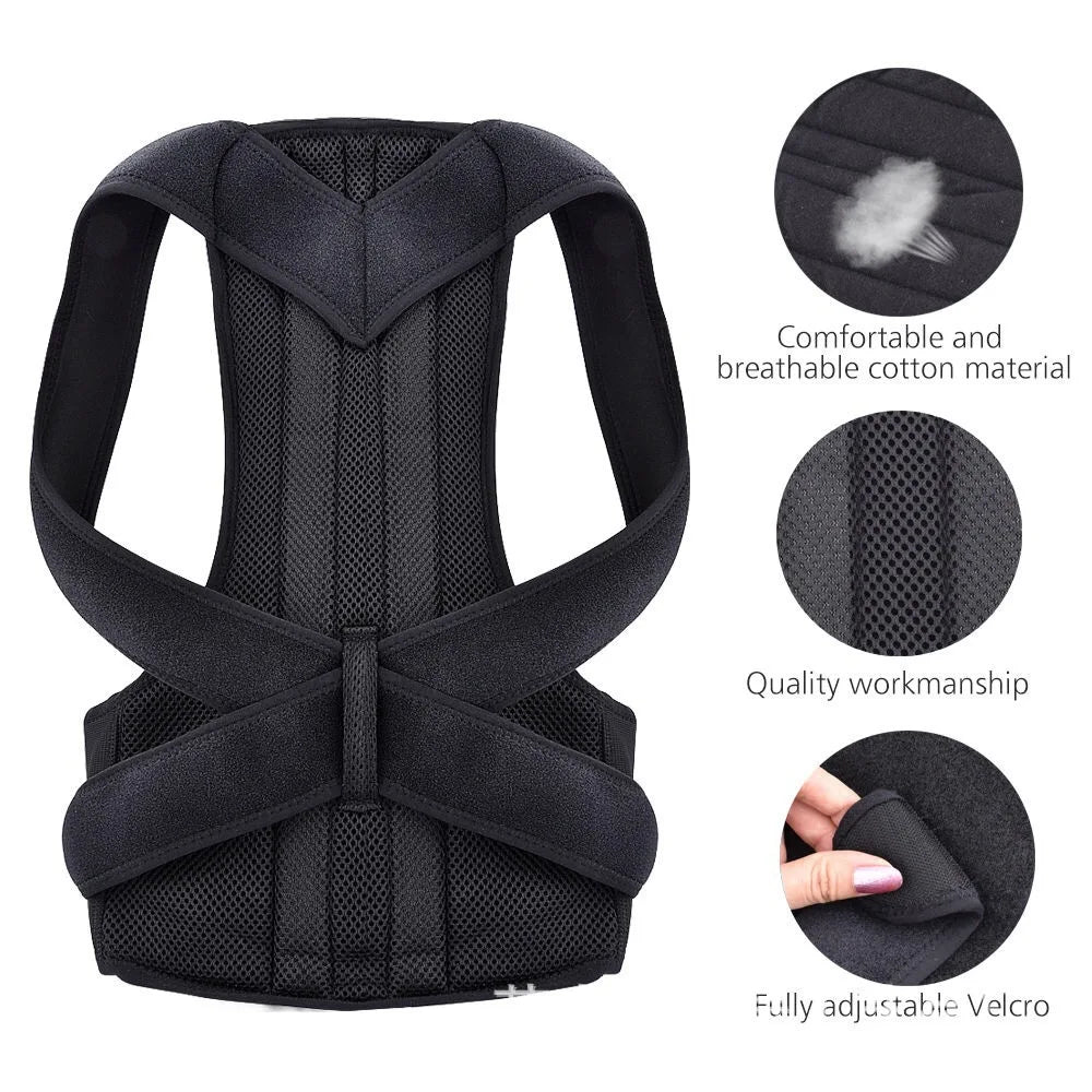 Adjustable Back Shoulder Posture Corrector Belt