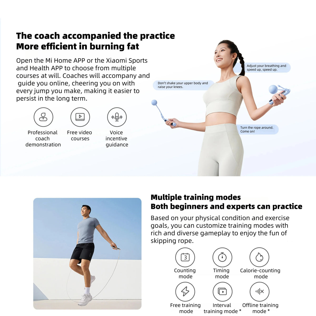 Xiaomi Mijia Smart Skipping Jump Rope 2 Digital Counter