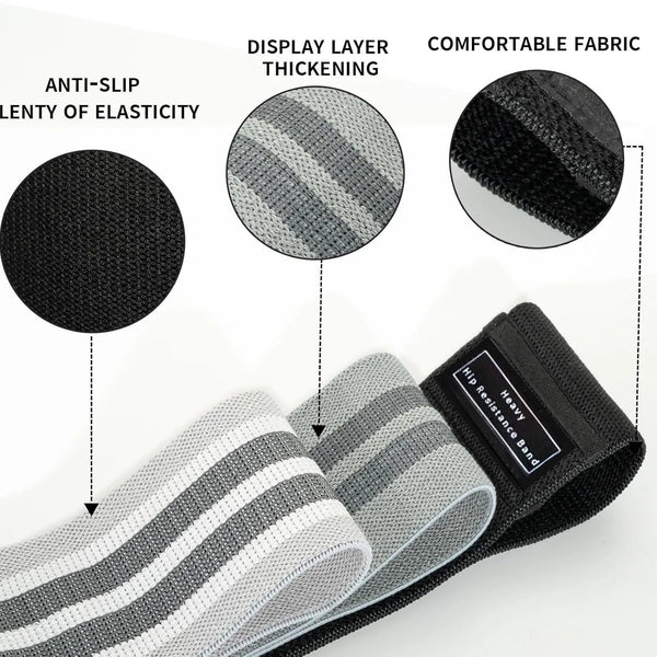 Fabric Resistance Bands for Working Out Exercise
