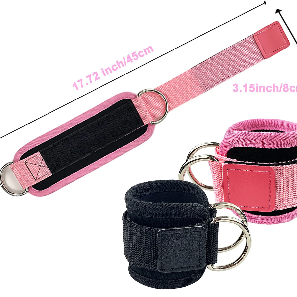 TPE Resistance Bands Ankle Straps Fitness Booty Band