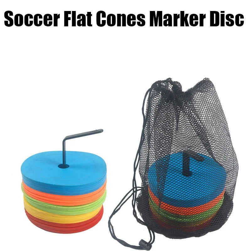 Soccer Flat Cones Marker Disc Basketball Sports Speed Agility