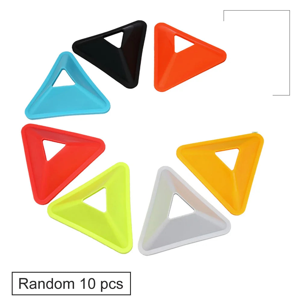 Triangle Football Training Cones Soccer Ball Practice