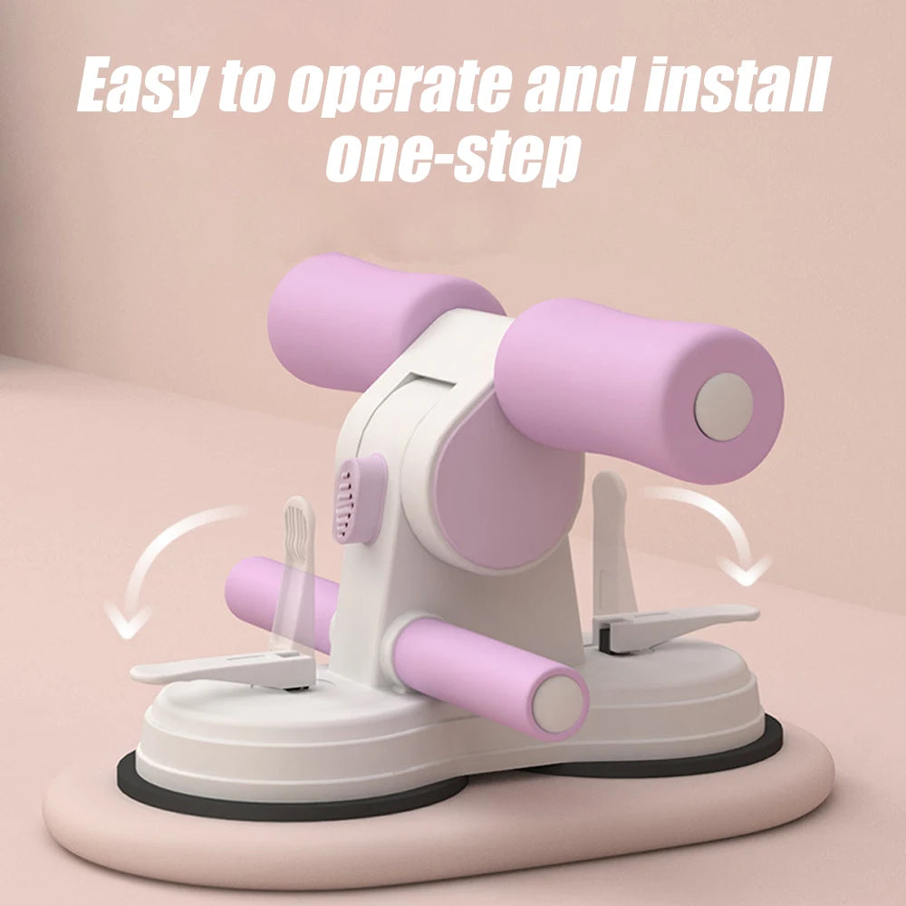 Portable Sit Up Exercise Equipment with 2 Strong Suction Cup