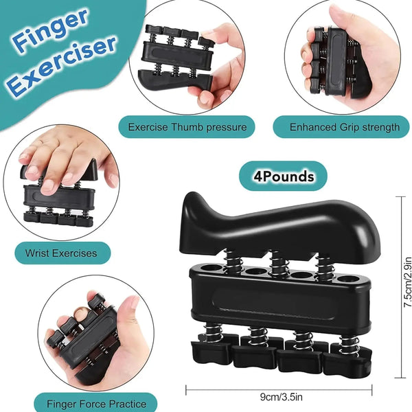 Mechanical Counting Grip Strength Trainer With Finger Exerciser