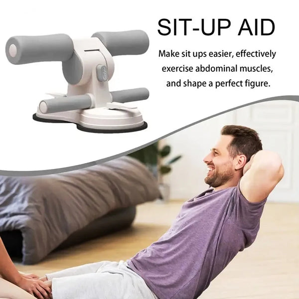 Portable Sit Up Exercise Equipment with 2 Strong Suction Cup
