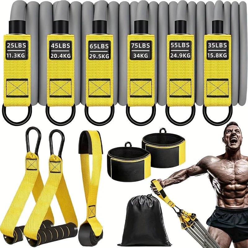 12 piece high-strength tension rope training set