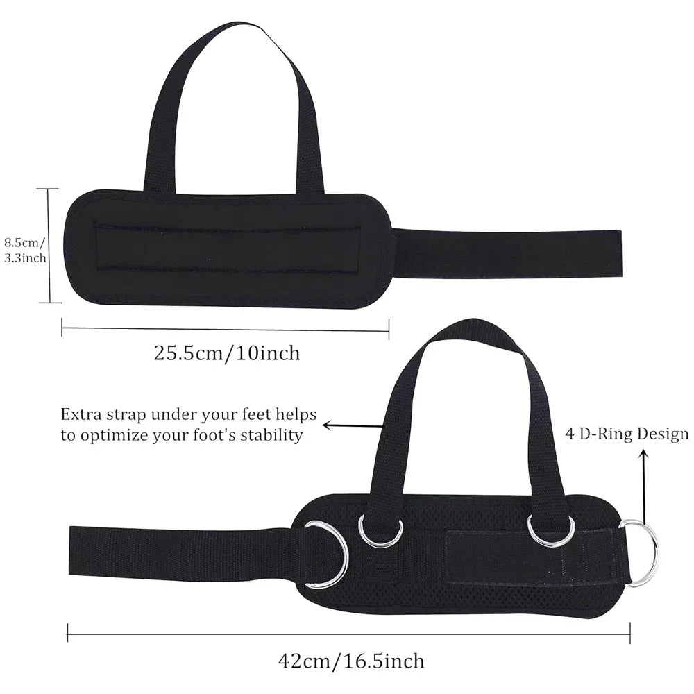 Resistance Band D-Ring Ankle Strap Trainer Fitness