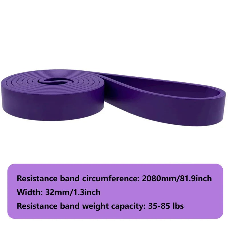 1Pc Fitness Resistance Band Tough Latex Elastic Pull-Ups