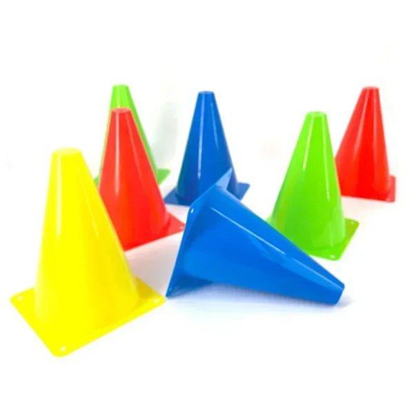 18CM Sign Bucket 6Inch Barrier Football Road Flat Training Cone