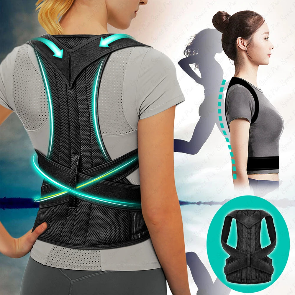 Adjustable Back Shoulder Posture Corrector Belt