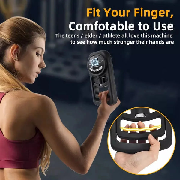 Electronic Hand Dynamometer 120kg LCD Digital Grip