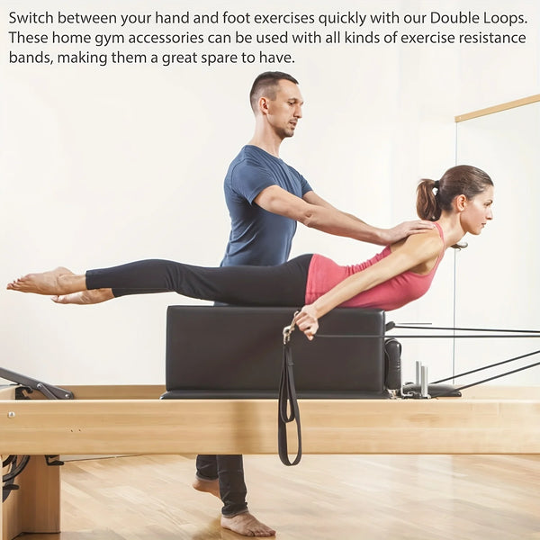 Pilates Straps Pilates Double Loop Straps for Fitness