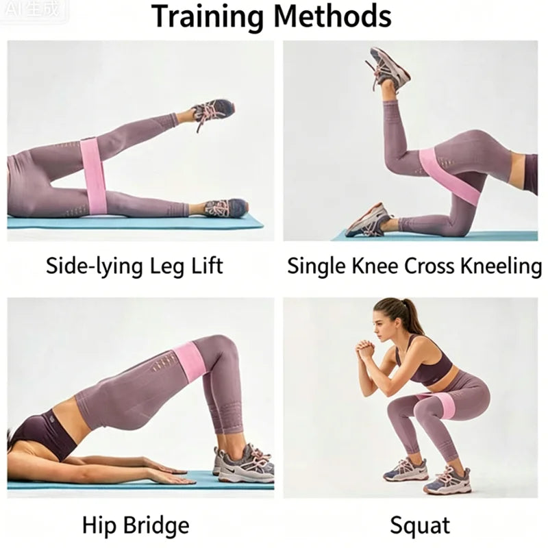Yoga And Fitness Resistance Bands 3 Lengths Available Suitable