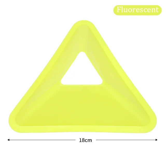 Random Color Soccer Training Cones Triangle Football Agility