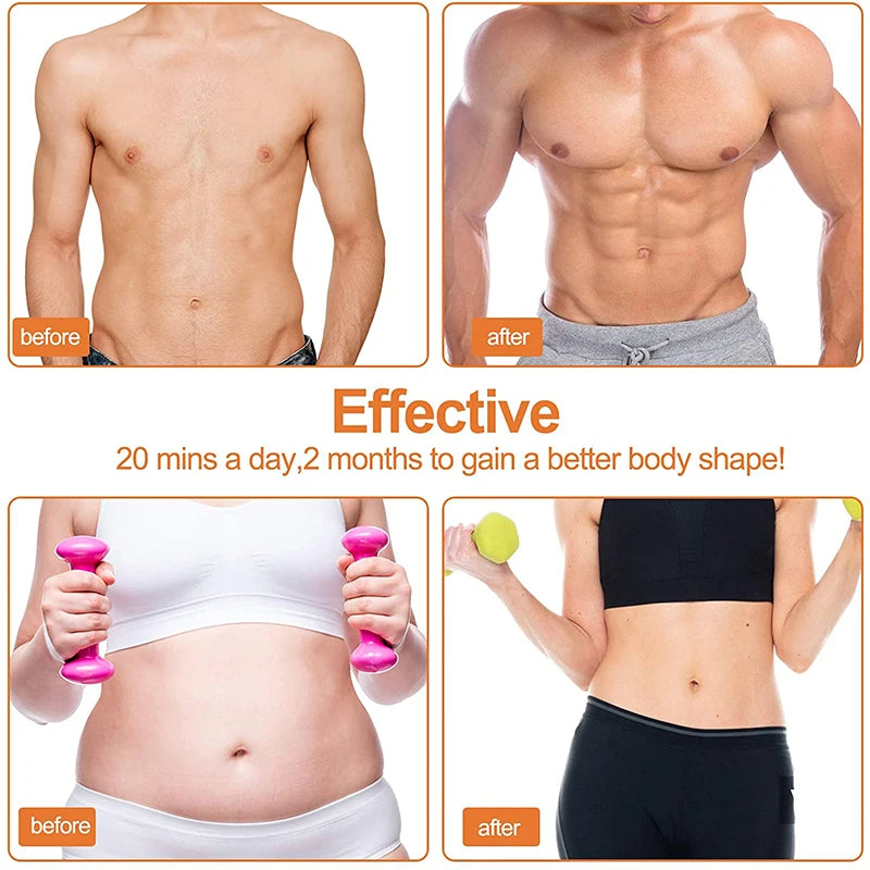 Electric Abs Abdominal Trainer Toning Belt EMS