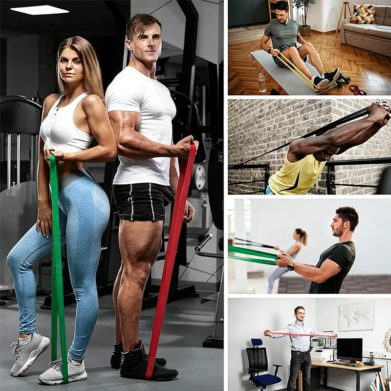 4-Level Resistance Bands Set Pull Up Assistance