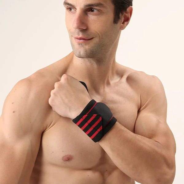 Wristband Wrist Support Brace Straps Strength Weight Lifting