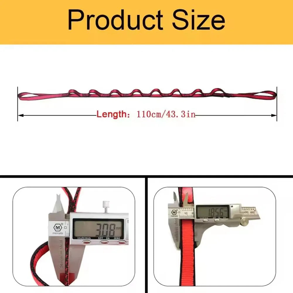 Daisy Chains-Yoga hammock extension strap adjustable