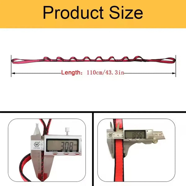 Daisy Chains-Yoga hammock extension strap adjustable