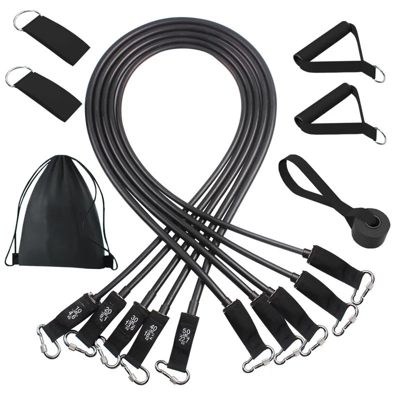 Strength Training Wrapped Resistance Band Set