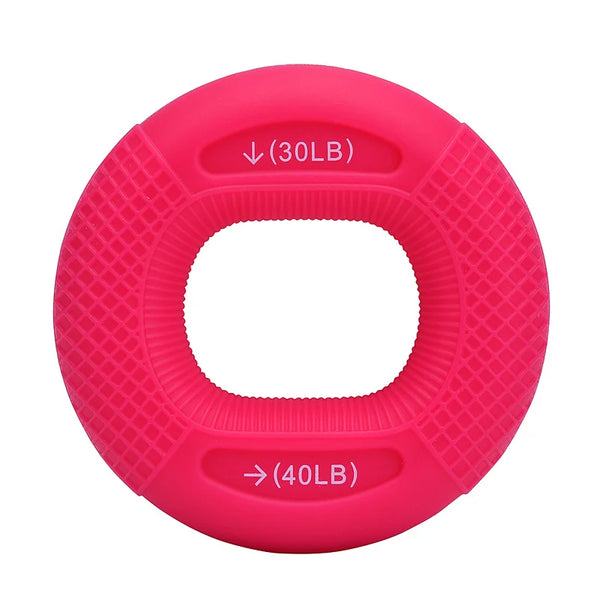 Silicone Adjustable Hand Grip 20-80LB Gripping Ring Finger