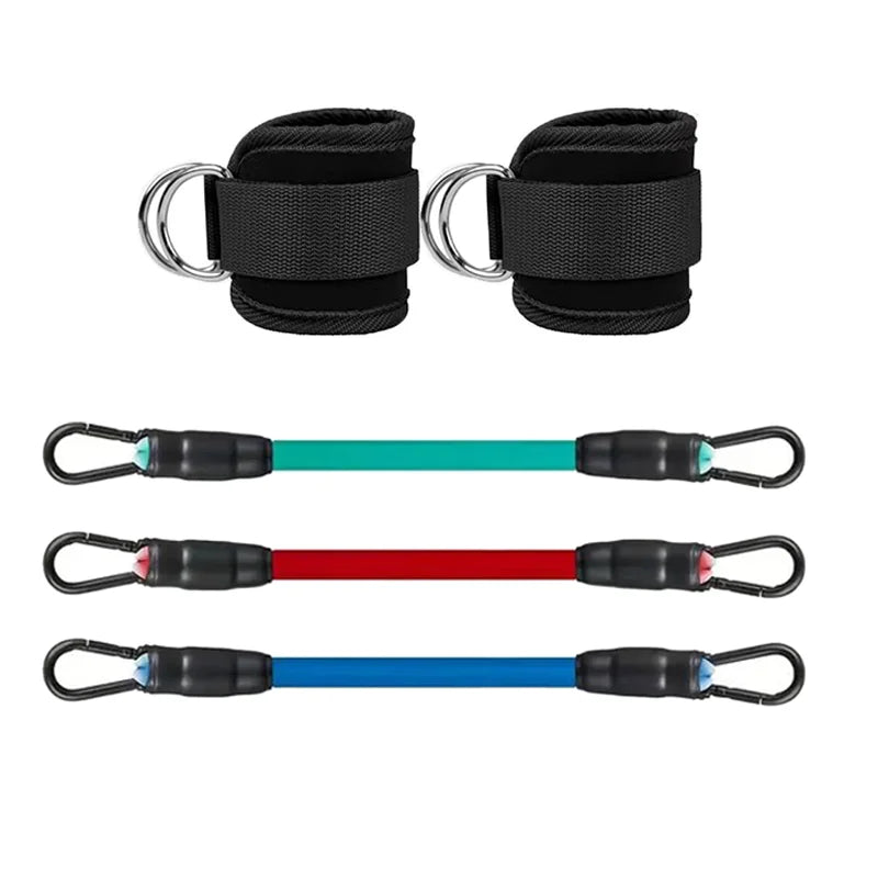 Ankle Straps Resistance Bands Set Fitness Workout