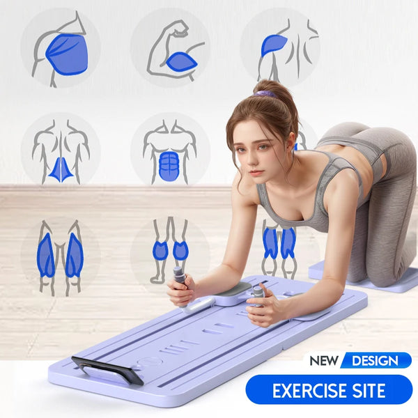 Multifunctional Abdominal Exercise Board Auto-Rebound Fitness