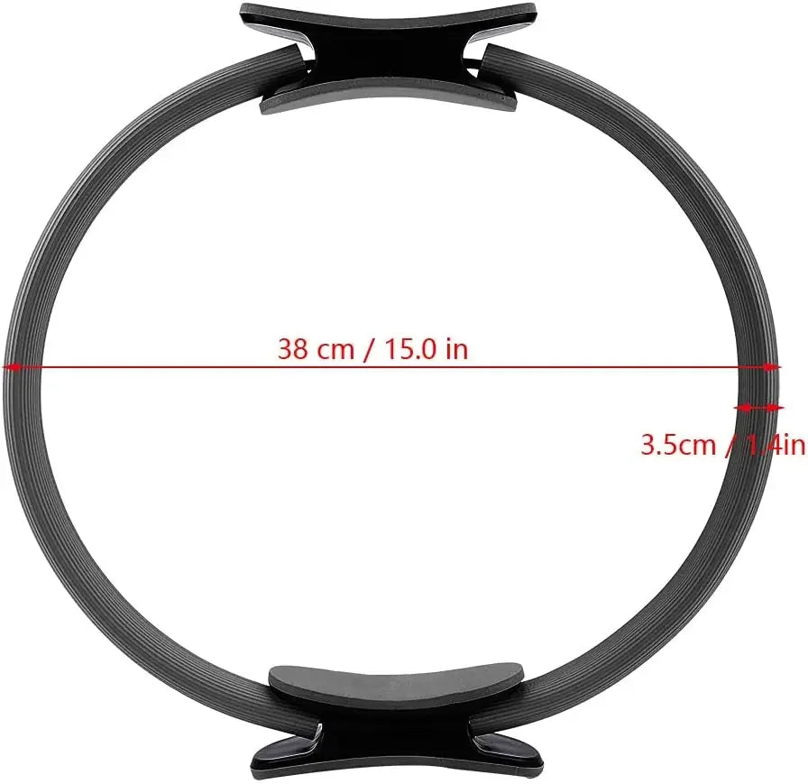 1Pcs Yoga Pilates Ring Non-slip Sports Resistance Ring Fitness