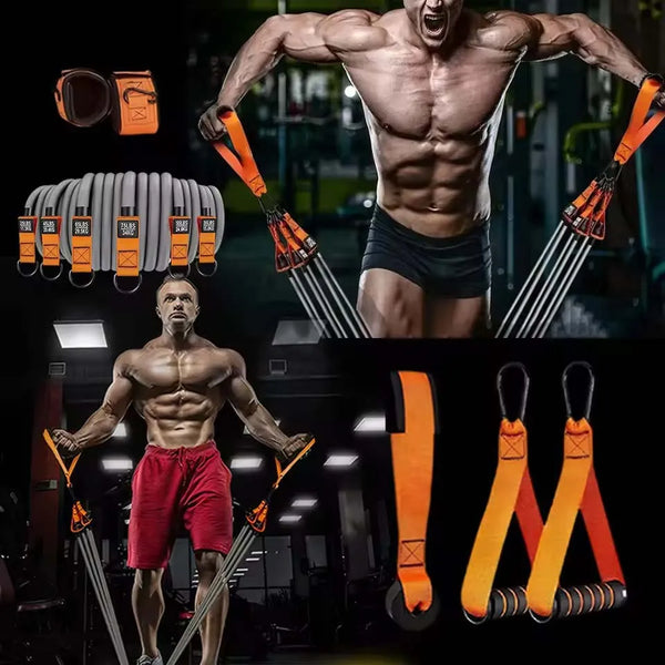 12 piece high-strength tension rope training set