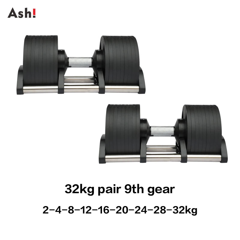 Adjustable Dumbbell Pair Home Gym Weight Set