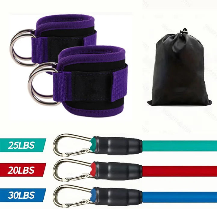 TPE Resistance Bands Ankle Straps Fitness Booty Band