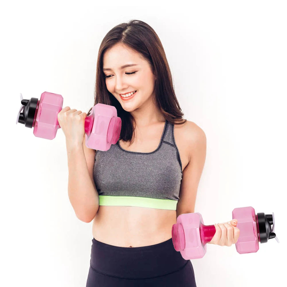 550/2600ML Dumbbell Bottle PET Dumbbell Shaped Kettle