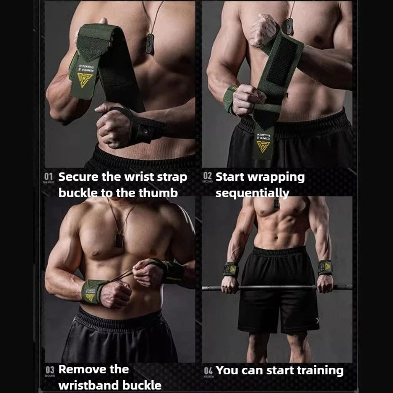 Fitness Wrist Wraps Adjustable Anti-slip Wrist Support