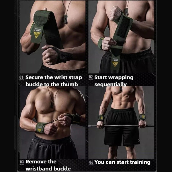 Fitness Wrist Wraps Adjustable Anti-slip Wrist Support