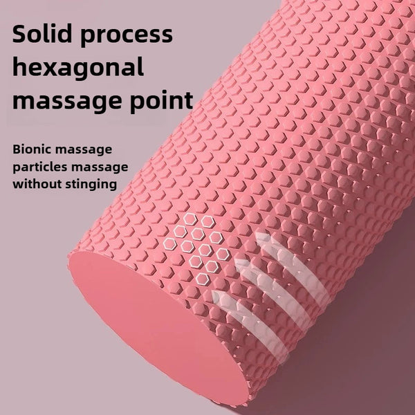 Yoga Roller Round EVA Foam Cylinder Hexagonal Roller