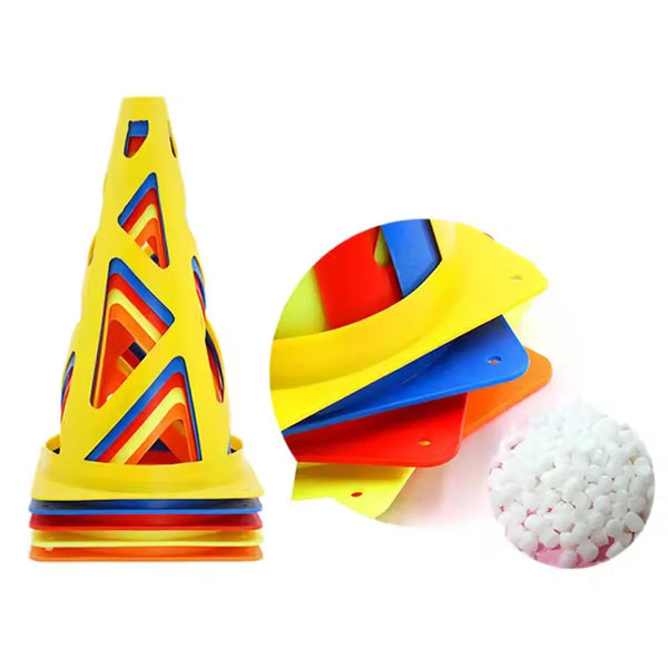 23CM Football Training Cones Soccer Sign Bucket Barrier