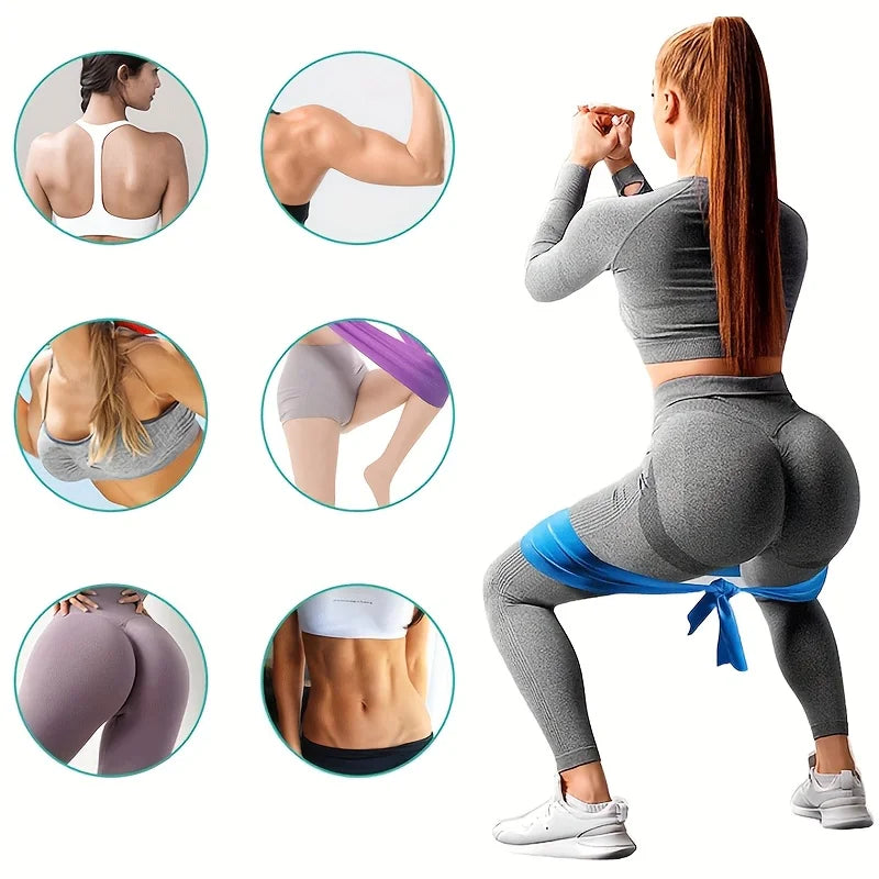 Yoga Resistance Bands TPE Elastic Stretch Bands