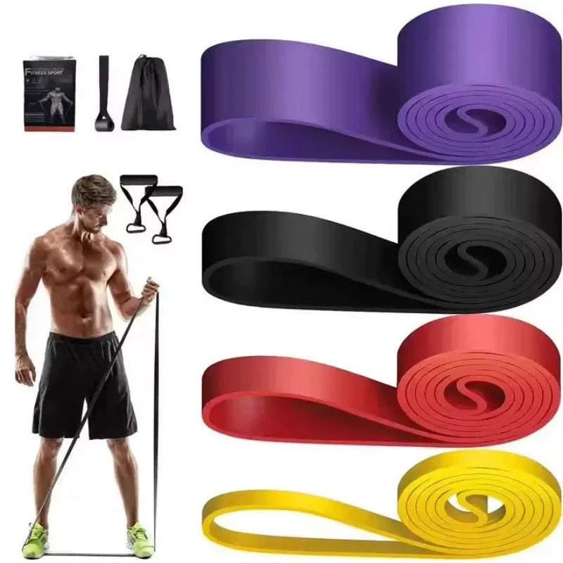 1PC TPE Fitness Resistance Bands Pull Up Assist Band