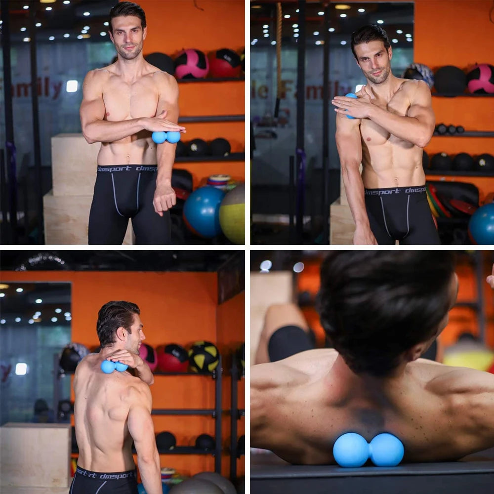 Peanut Massage Ball - Double Lacrosse Massage Ball