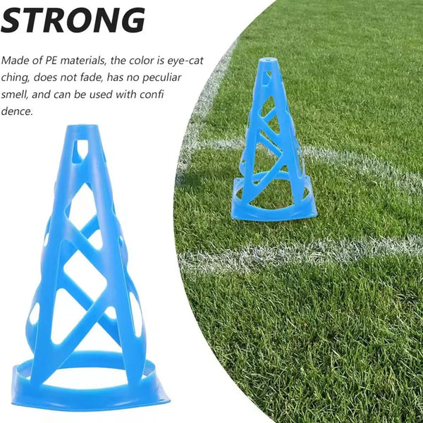 23CM Football Training Cones Soccer Sign Bucket Barrier