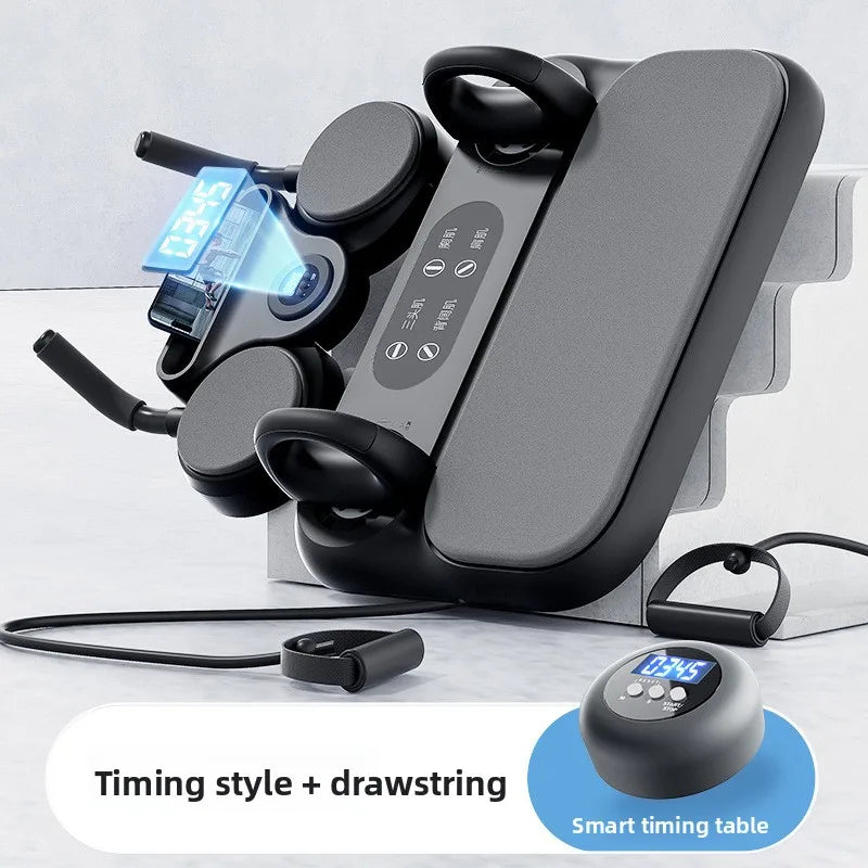 Six-in-one multifunctional fitness board abdominal wheel