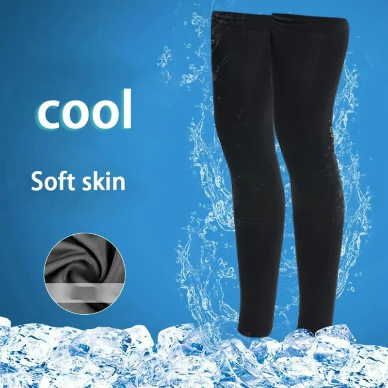 Summer Sun Protection Leg Cover High Elastic Knee Pad