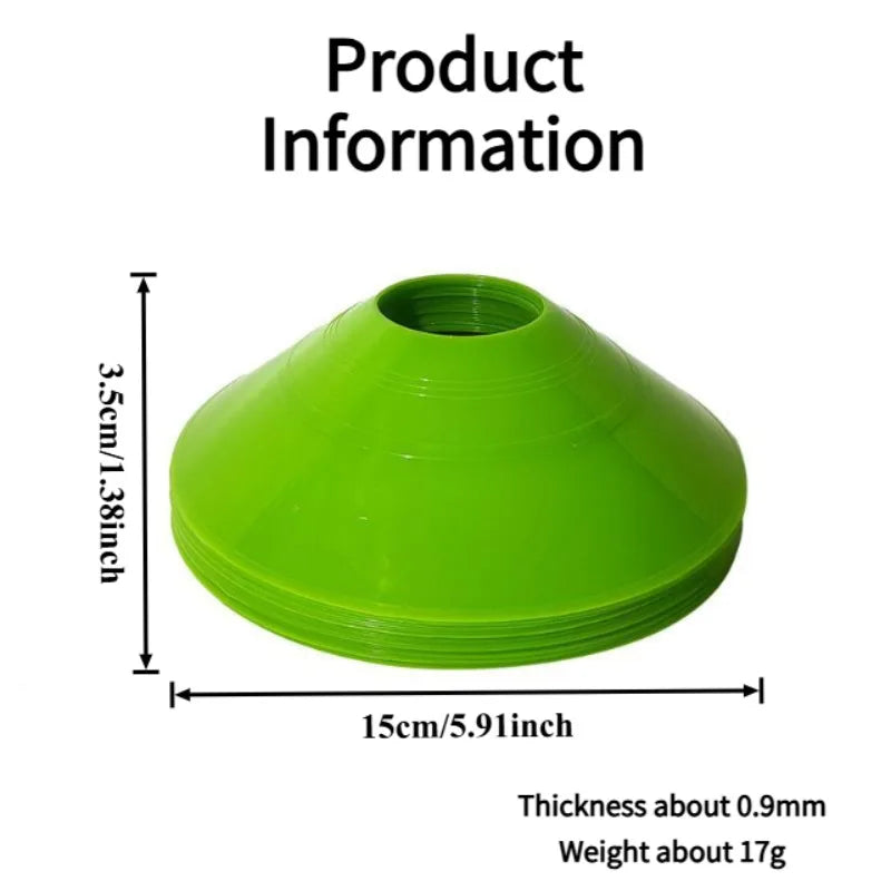 Soccer Disc Cones Set Soccer Training Pro Agility Discs
