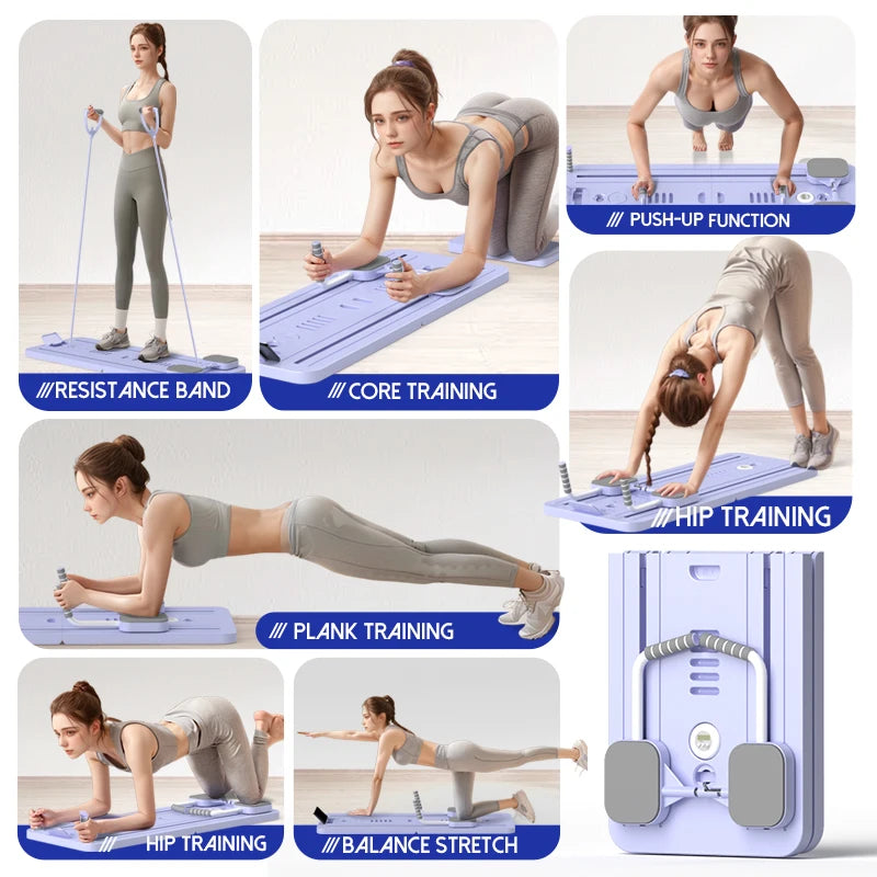 Multifunctional Abdominal Exercise Board Auto-Rebound Fitness