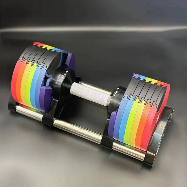 Multi-Color Adjustable Dumbbell Set